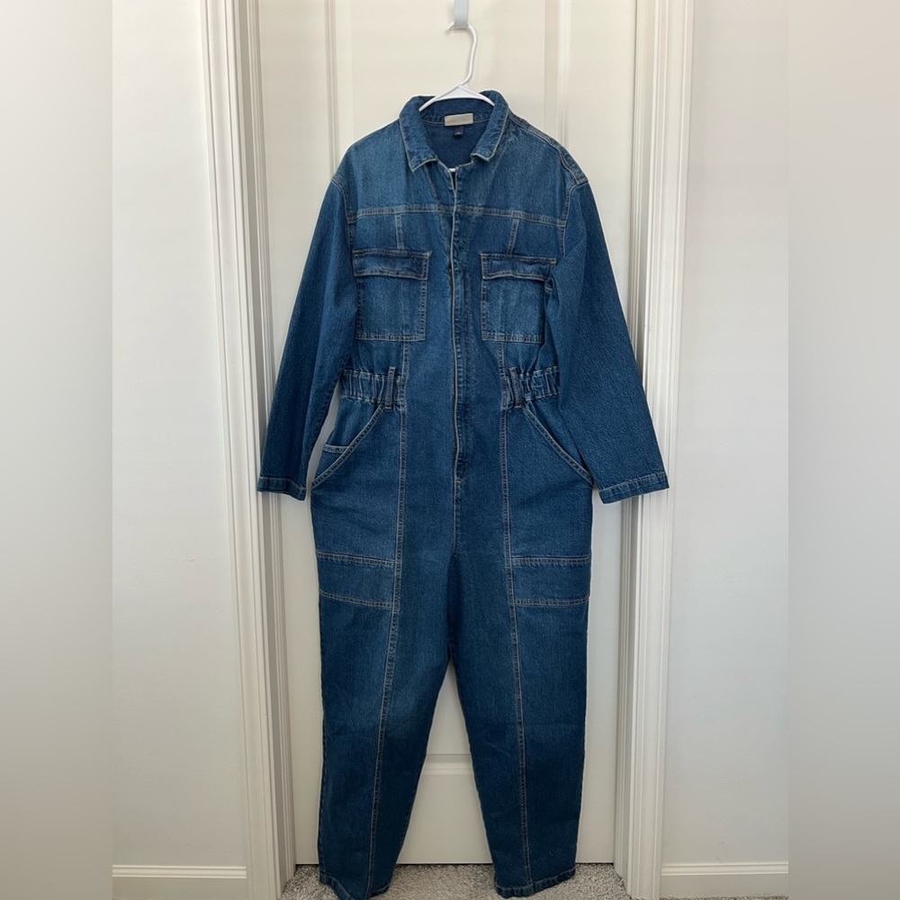 Universal Thred Denim Jumpsuit size 14